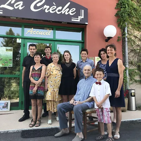 Restaurant La Creche Et Sa Piscine Interieure - Logis 3* 拉尚内特